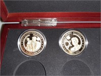 Lot of 2 John F. Kennedy 100th Golden Proof Coins