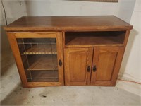 Wood TV Stand 21 x 36 x 70"