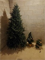 3 Christmas Trees 16 - 72" High