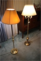 (2) floor lamps