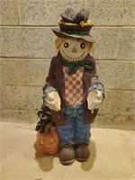 Fall Scarecrow Statue 31" High