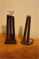 (2) candle molds