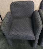 VINTAGE BLUE OFFICE CHAIR ON CASTERS