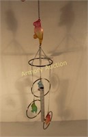 RAINBOW COLORED PARROT WINDCHIME