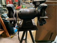 Baldor Grinder on Stand