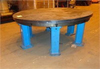 65 in T Slotted Face Plate Steel Table