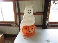 Ghost and Jack-O-Lantern Pumkin Blowmold