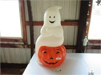 Ghost and Jack-O-Lantern Pumkin Blowmold