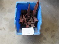 Bin of Large Iron Finials