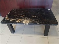 Metal bottom coffee table