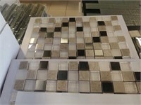 77 square feet of mosaic mesh stone tile