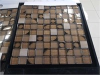 62 square feet of stone taupe blend mosaic tile
