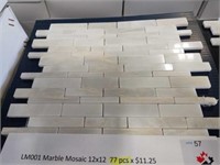 77 pieces of marble mosaic