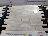 77 pieces of marble mosaic tile