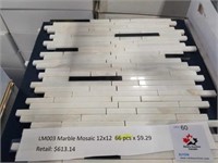 56 pieces of marble mosaic tile