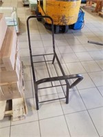 Tile display can be used as a firewood rack