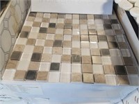 66 square feet of glass stone mosaic tile