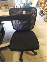 Black mesh office chair