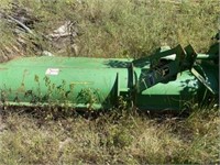 John Deere flail mower appears to be in working