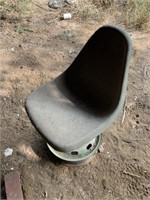 Shop Chair Mounted on Tire Rim