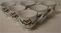 "White Christmas" cups 6pc