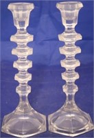 Set of Glass candle holders