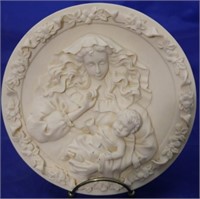 Plaster Plate wall hanging