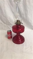 Vintage red oil lamp