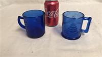 Cobalt blue Humpty Dumpty mug and a cobalt blue