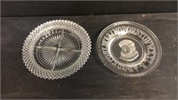 Miss America divided dish and alphabet dish