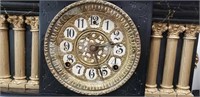 Gilbert Mantle Clock w/ Key & Pendulum