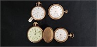 4 Vintage Gold Filled Watches