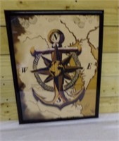 Signed, Andre O. Smith Nautical Print