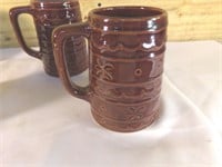 Vintage Marcrest Daisy Dot Stoneware Large Mugs, 4