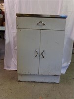 Vintage Metal Kitchen Base Cabinet