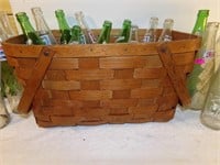 Big Basket of Old Soda Bottles, RC, Pepsi, etc