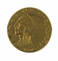 1928 Indian Head $2.50 Gold Quarter Eagle
