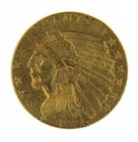 1925-D Indian Head $2.50 Gold Quarter Eagle