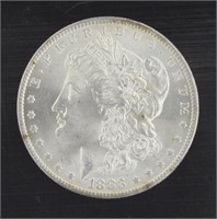 1883 New Orleans Choice BU Morgan Silver Dollar