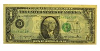 1977 ERROR Bleed Through Federal Reserve Note