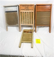 4- antique washboards