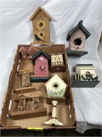 misc birdhouse decorations