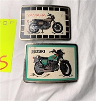 vintage Motorcycle belt buckles