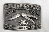 Ka-Bar Knives belt buckle