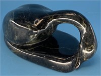 Allie Awp beautiful soapstone carving of a loon 3.