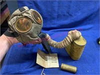 Antique World War I gas mask WWI