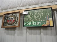 Hornsby's Picture & Amstel Light Mirror