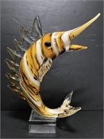 Large Murano art glass swordfish