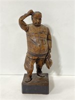 Teddy Roosevelt wood carving