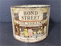 Vintage bond street tobacco tin